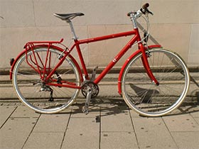 Q-One Fahrrad rot
